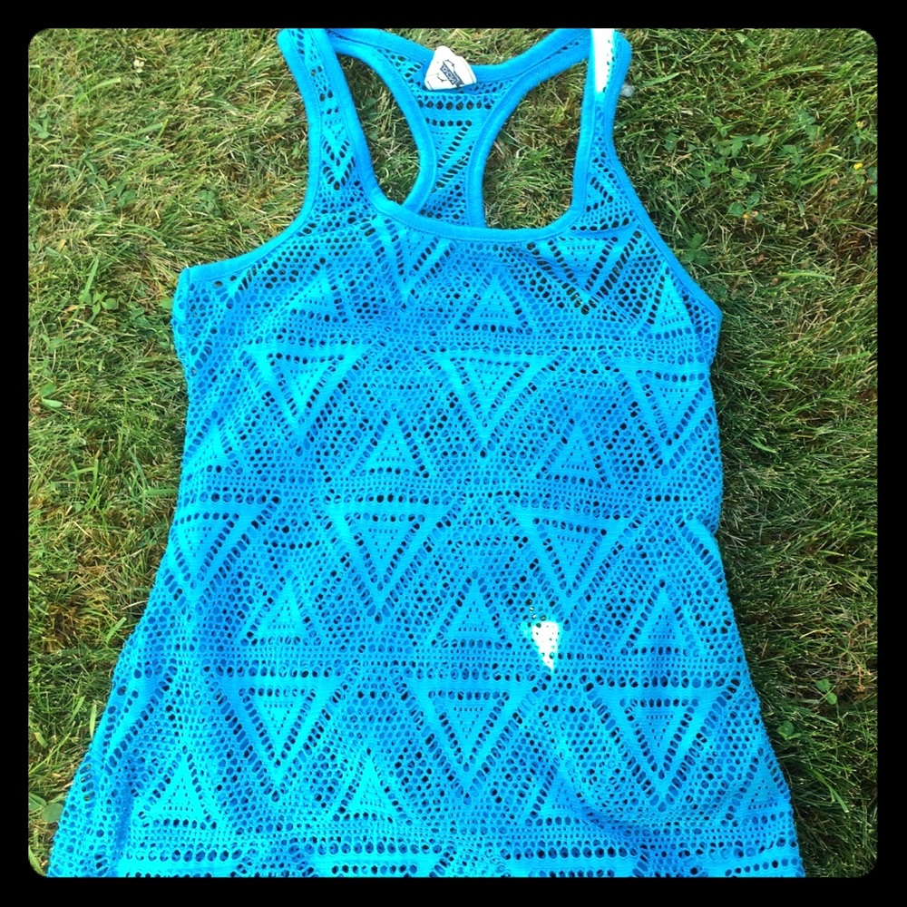 Blue tank top